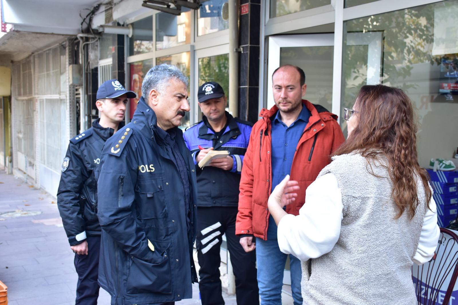 Manisa İl Emniyet Müdürü Aktaş, Şehitler Mahallesi'ni Ziyaret Etti