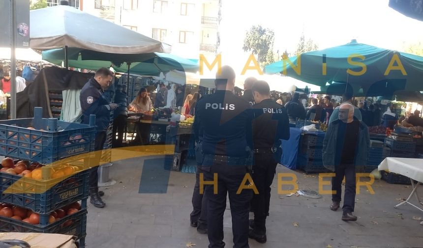 Manisa'da Pazarda Çıkan Kavgada 3 Kişi Yaralandı (5)