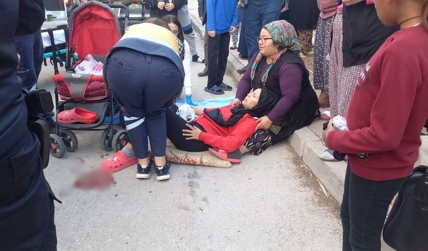 Manisa'da Sokak Üzerinde Silahlı Saldırıya Uğrayan Kadın Yaralandı (2)