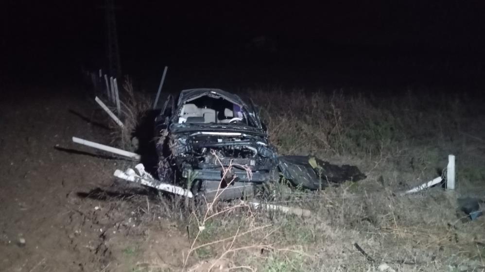 Amasya'da kontrolden çıkan otomobil tarlaya uçtu: 1 ölü