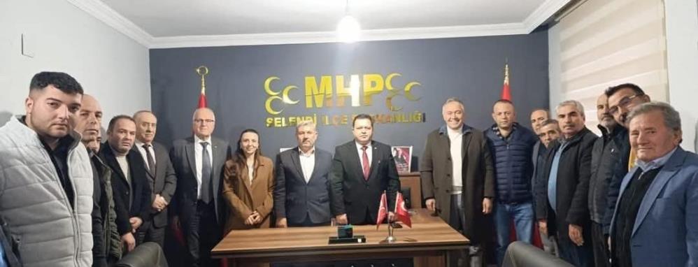 MHP İl Başkanı Tosuner, ilçe teşkilatını ziyaret etti!-1