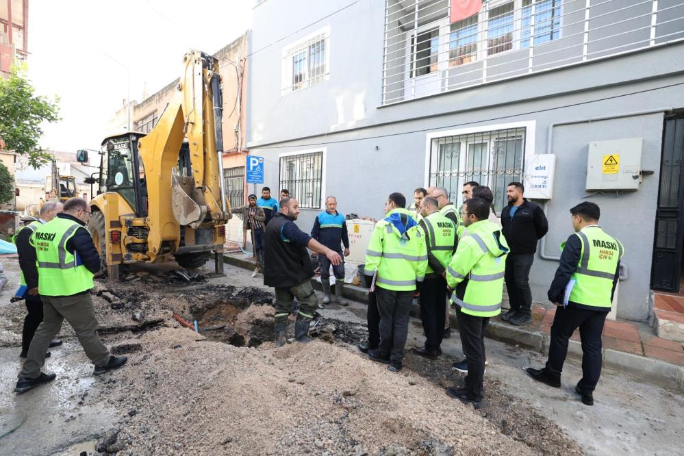 Şehzadeler'de su ve altyapı hizmetleri iyileştirme çalışmaları başladı