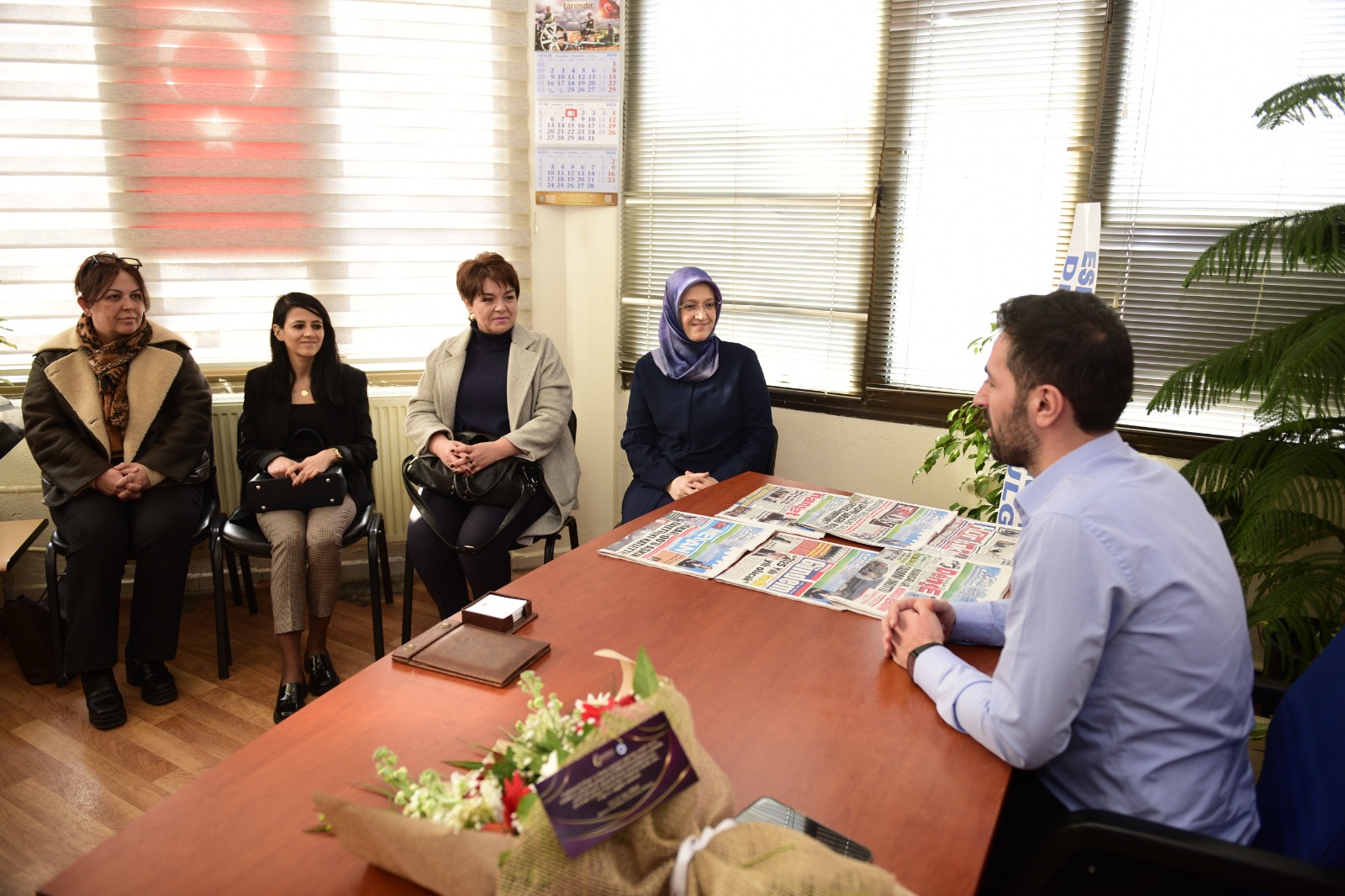 Rektör Rana Kibar'dan Gazeteciler Cemiyet Başkanı Aydın'a Ziyaret! (1)