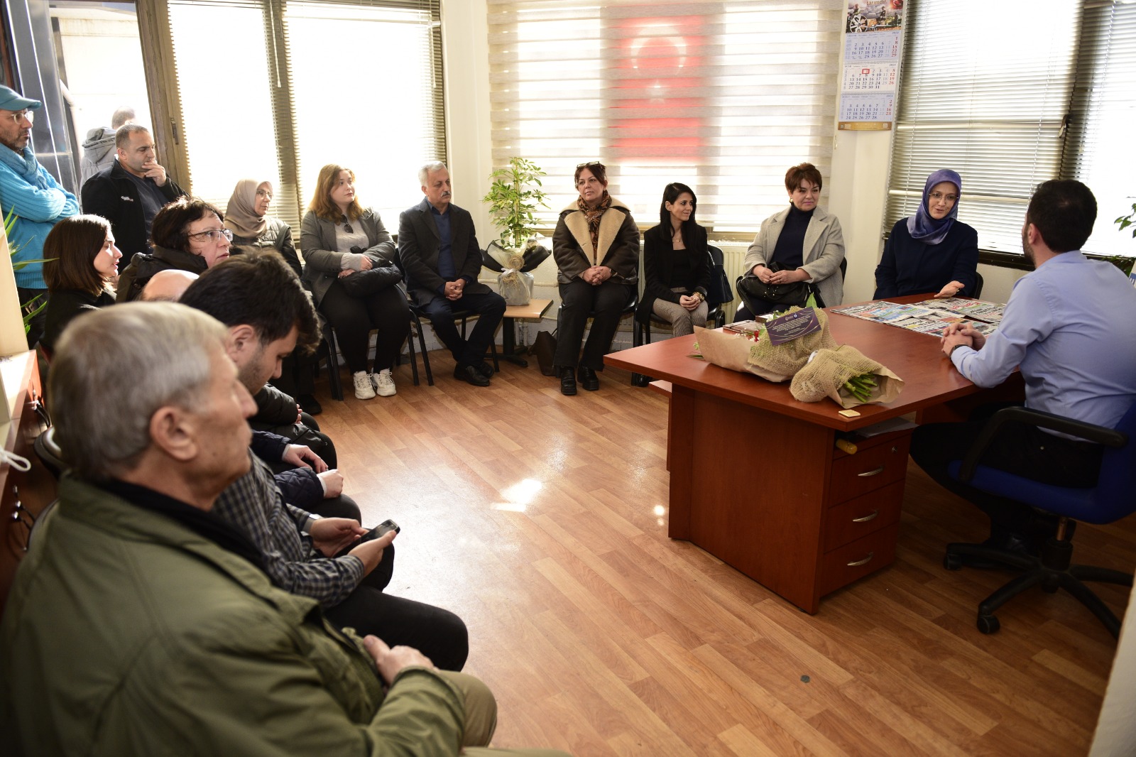 Rektör Rana Kibar'dan Gazeteciler Cemiyet Başkanı Aydın'a Ziyaret! (5)