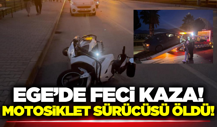 Muğla'da otomobille çarpışan motosiklet sürücüsü öldü!