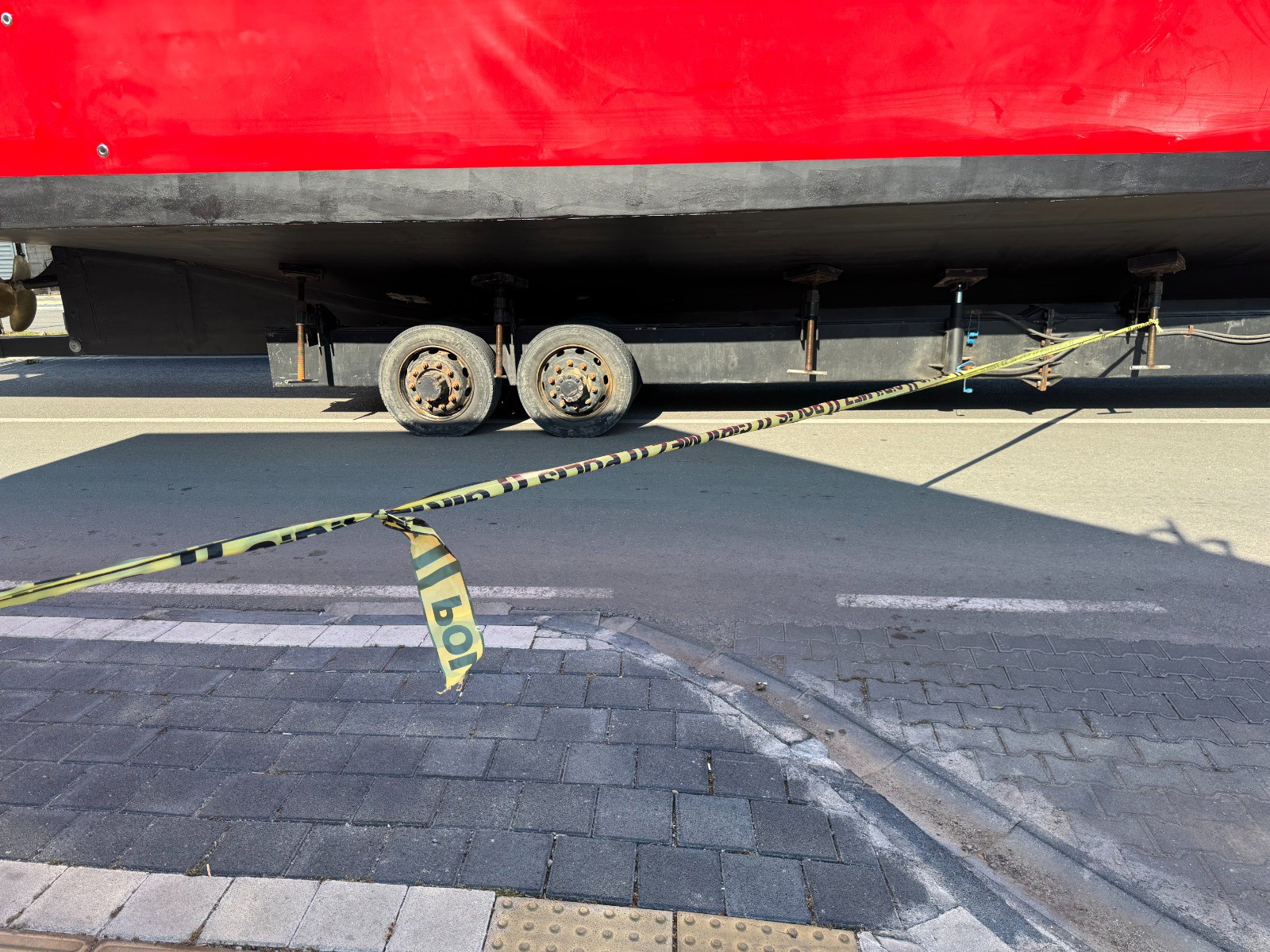 Traktör Kazası Kamerada Römork Tekerleği Altında Kal (3)
